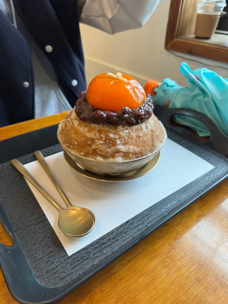 홍시팥빙수